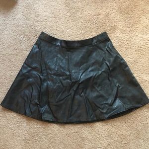Leather Mini Skirt (AE)
